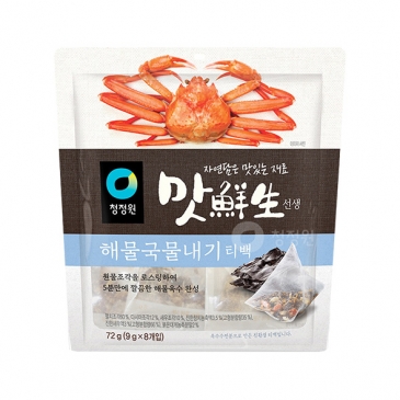 청정원 맛선생 해물 국물내기 티백 72g(8개입)