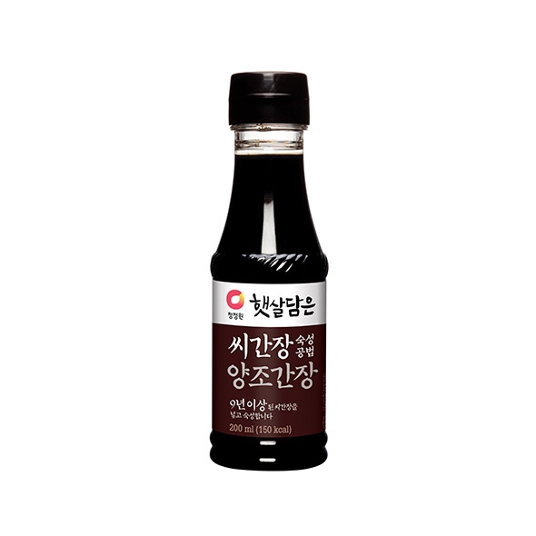 청정원 씨간장숙성 양조간장 200ml 청정원 씨간장숙성 양조간장 200ml