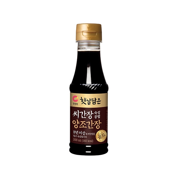 청정원 씨간장숙성 양조간장골드 200ml