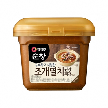 청정원 순창 조개멸치 찌개된장양념 450g