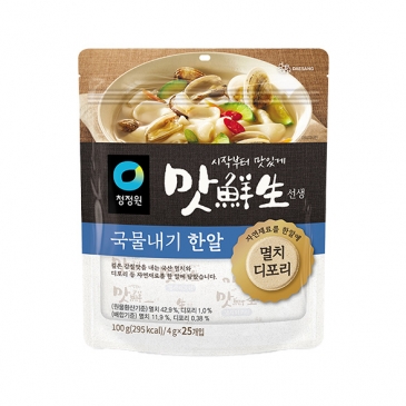 청정원 맛선생 멸치디포리 국물내기 한알 100g(25개입)