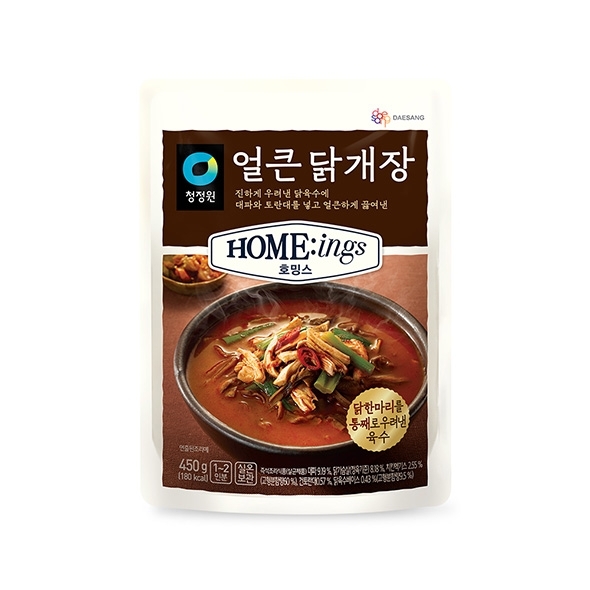 청정원 호밍스 얼큰닭개장 450g