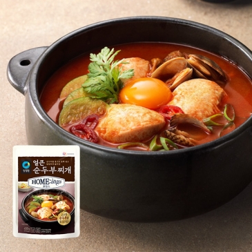청정원 호밍스 얼큰순두부찌개 450g