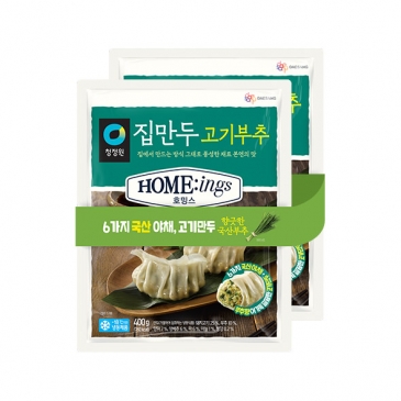 청정원 호밍스 집만두 고기부추 400g*2