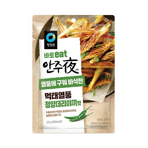 청정원 안주夜 먹태열풍 청양데리야끼맛 25g