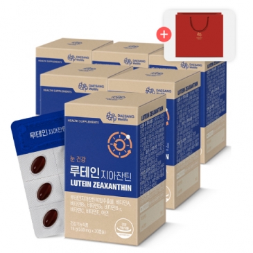 대상웰라이프 루테인 지아잔틴 (500mg&times;30캡슐), 6박스