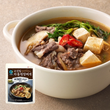 청정원 호밍스 고깃집 차돌된장찌개 450g