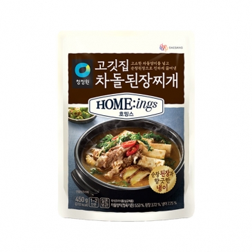 청정원 호밍스 고깃집 차돌된장찌개 450g