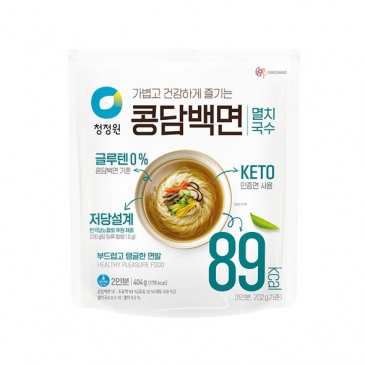 청정원 콩담백면 멸치국수 404g