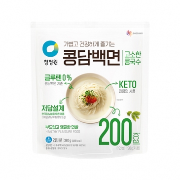 청정원 콩담백면 콩국수 380g