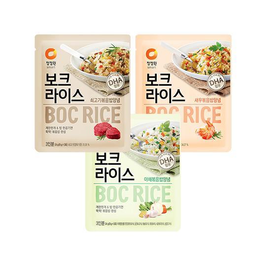청정원 보크라이스 3종(쇠고기, 야채, 새우) 청정원 보크라이스 3종(쇠고기, 야채, 새우)