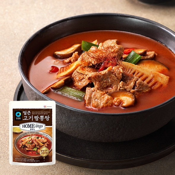 청정원 호밍스 얼큰고기짬뽕탕 450g