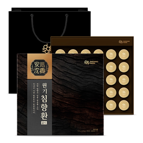 ★특가★ 대상웰라이프 원기침향환 골드 (3.75g x 30환), 1ea / 가정의달 선물 추천