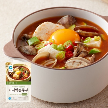 청정원 요리한수 바지락순두부찌개양념 150g