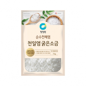 청정원 천일염 굵은소금 1kg