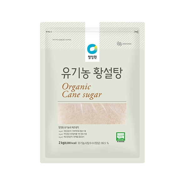 청정원 유기농 황설탕 2kg