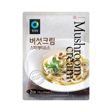 청정원 버섯크림 스파게티소스 250g