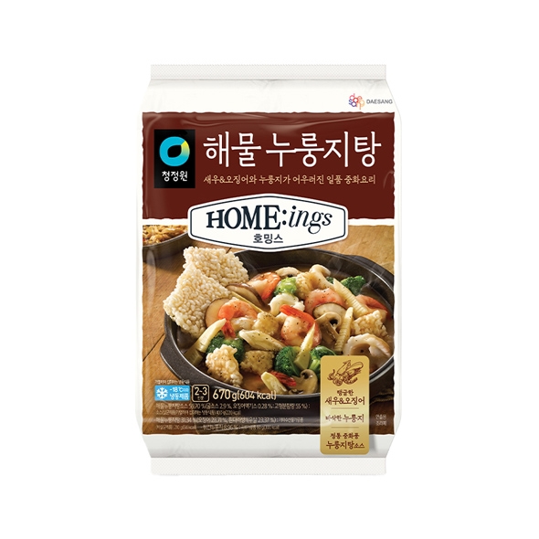 청정원 호밍스 해물누룽지탕 670g