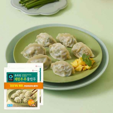청정원 호밍스 촉촉한 계란부추물만두 270g*2