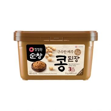청정원 순창 구수한 메주콩된장 3kg(사각)