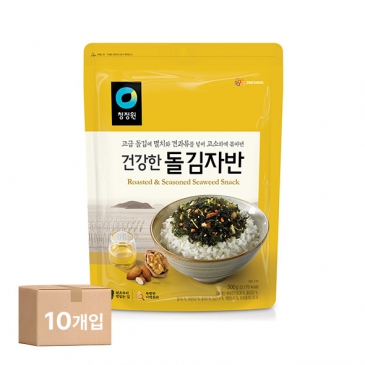 [박스]청정원 저온숙성 돌자반 500g 10봉