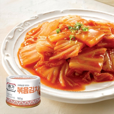종가 고소한맛 볶음김치 160g(캔)