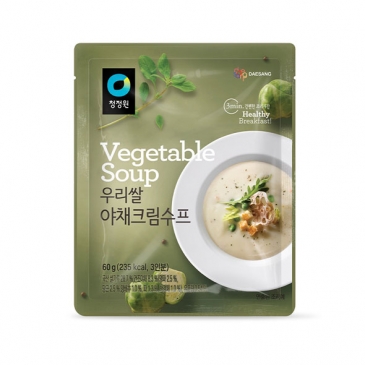 청정원 우리쌀 야채크림수프 60g (3인분)