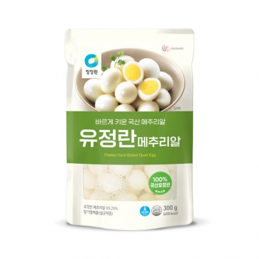 청정원 유정란 깐 메추리알 300g