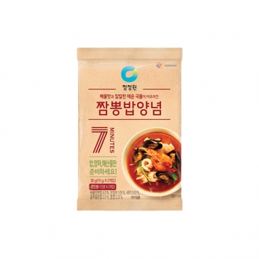 청정원 고메레시피 짬뽕밥양념 2인분(15gX2개입)