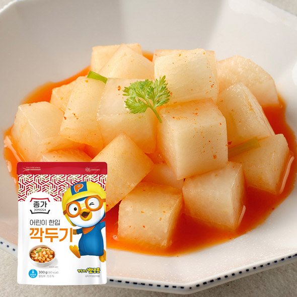 종가 어린이 한입 깍두기 300g