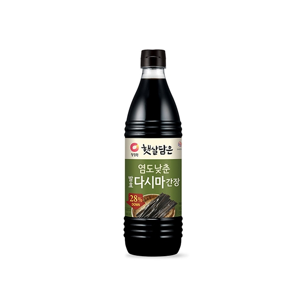 청정원 햇살담은 염도낮춘 발효다시마 간장 840ml 청정원 햇살담은 염도낮춘 발효다시마 간장 840ml