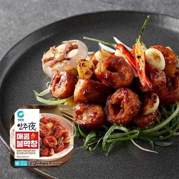 (단종)청정원 안주夜 매콤 불막창160g