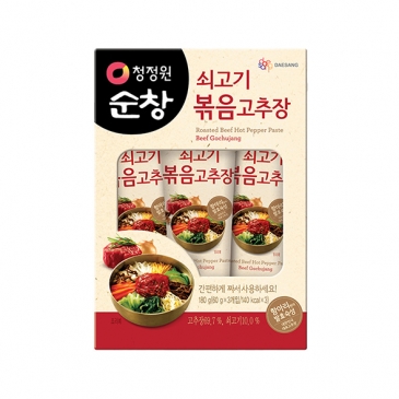 청정원 순창 쇠고기 볶음고추장 (60gx3개입)