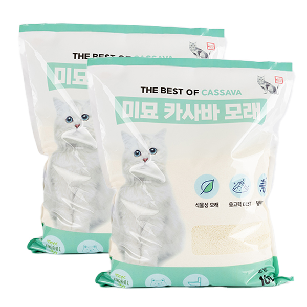 1+1 미묘 카사바 모래 가는입자 10L (set)