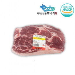 지리산산골흑돼지 - 지리산흑돼지 알목심 (원물) (8.13 순차출고)