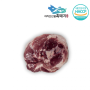 지리산산골흑돼지 - 지리산흑돼지 미박 앞다리살 (원물)