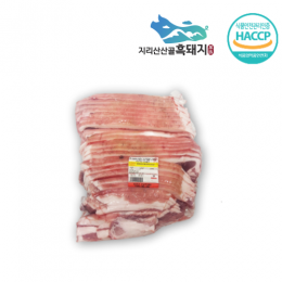 지리산산골흑돼지 - 지리산흑돼지 앞다리살 3kg / 5kg  (세절육)