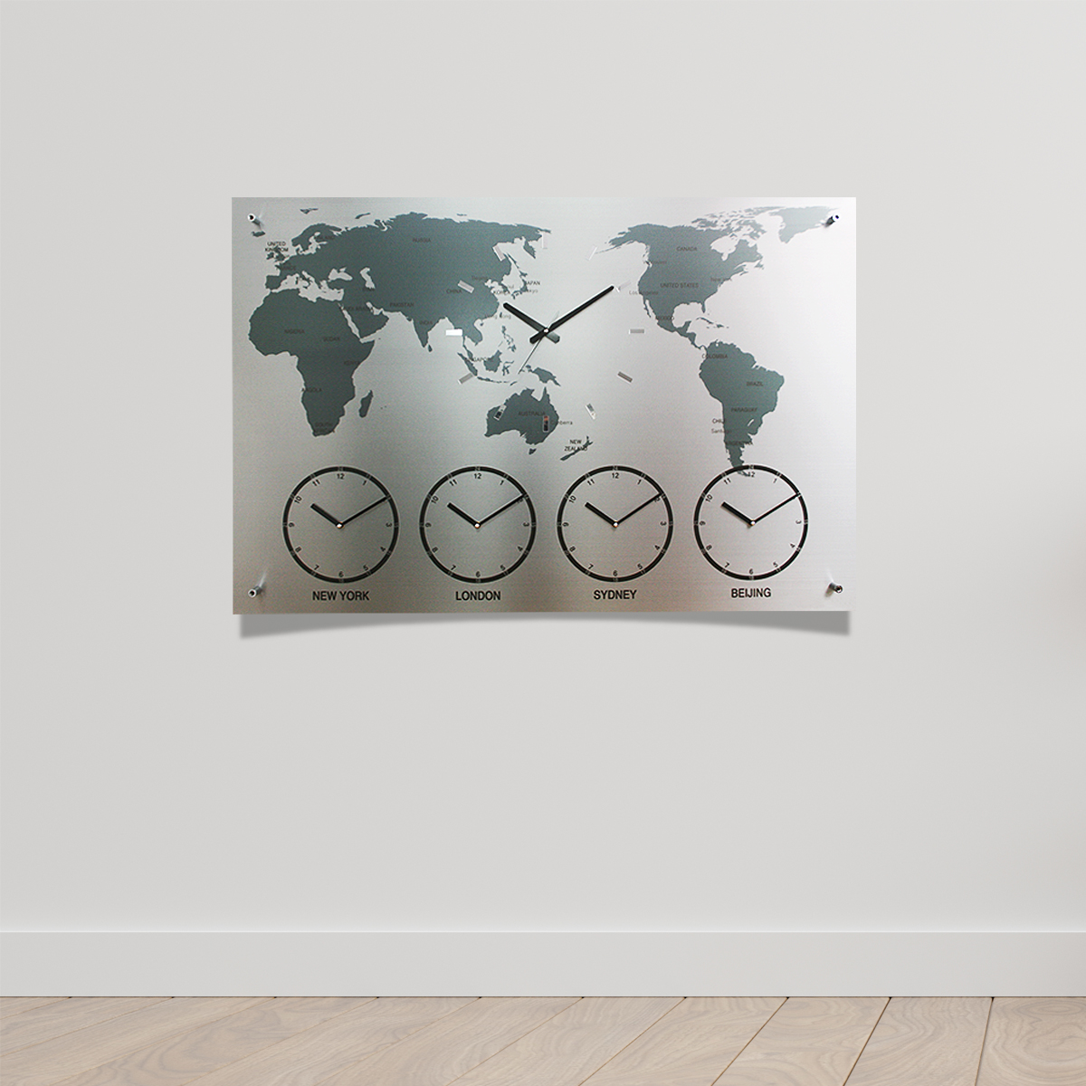 국산제작정품 월드타임벽시계-중대형 120cm 다국적세계벽시계 세계시간표시