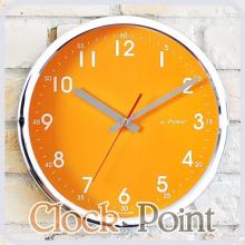 국산정품 프리미어유광리어벽시계-오렌지(지름30.5cm)