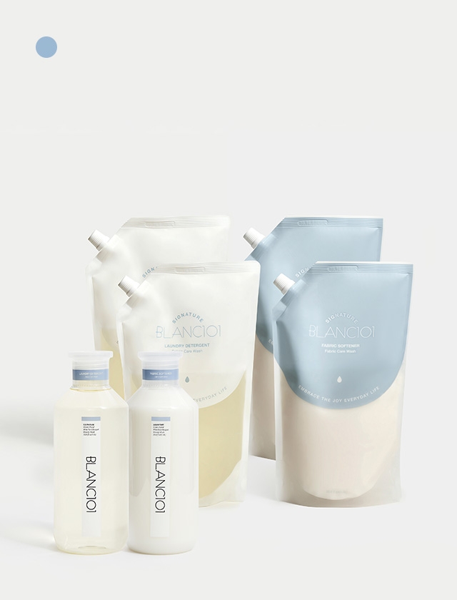 1L 리필 세제 2개+유연제 2개 시그니처 세트 1Box+1L 세제유연제 시그니처 세트