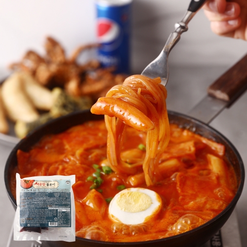 [푸딩팩토리] 매운맛 쫄볶이650g_추억소환 쫄면떡볶이!_패키지,어묵구성변경,중량UP!_단종