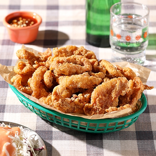 크리스피 닭껍질튀김 1kg_중량, 맛up!