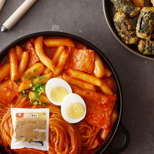 [푸딩팩토리] 순한맛 쫄볶이 650g_추억소환 쫄면떡볶이!_패키지,어묵구성변경, 중량UP!_단종