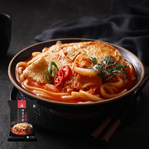 리뉴얼! 도매가 인하! 김치어묵우동 770g