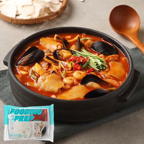 [15%할인] 리뉴얼! 푸딩프렙 수제비 짬뽕탕 460g