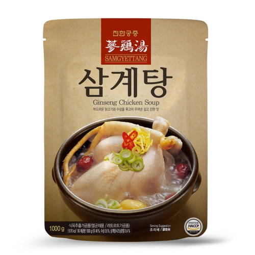 [진한식품]진한궁중 삼계탕 4kg (1kgx4개)