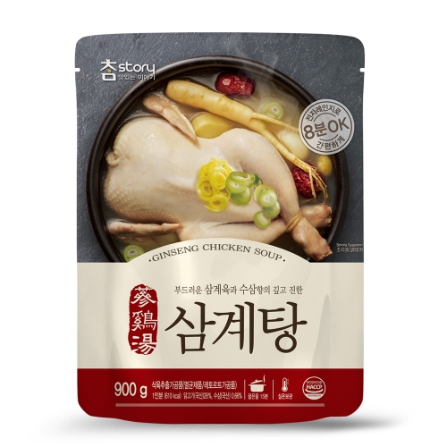 [진한식품]참스토리 삼계탕 3.6kg (900gx4개)