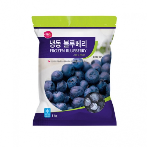 [웰팜] 생활앤 냉동 블루베리_1kg*면세