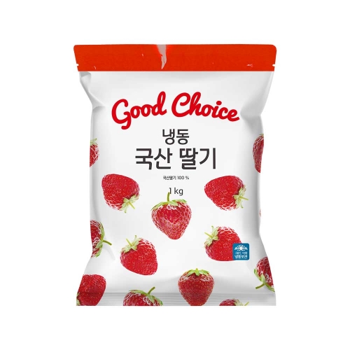 [웰팜] 생활앤 냉동 국산딸기_1kg*면세