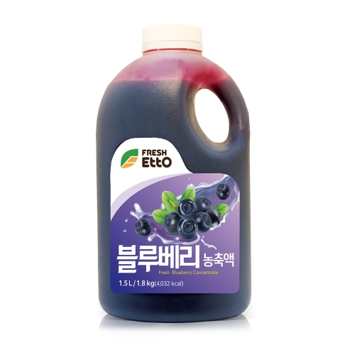 프레시에또 블루베리 농축액 1.8kg(아이스박스별도구매)